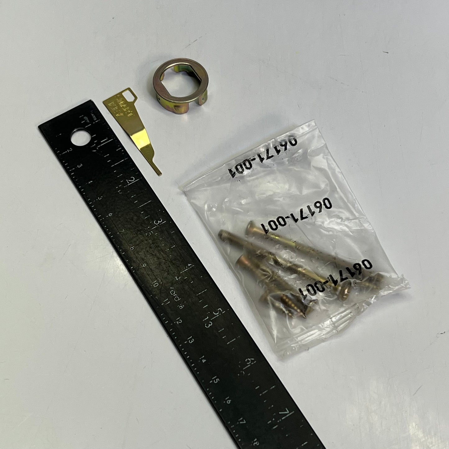 ZA@ KWIKSET (2 PACK) Single Cylinder Deadbolt Polished Brass 96600-867