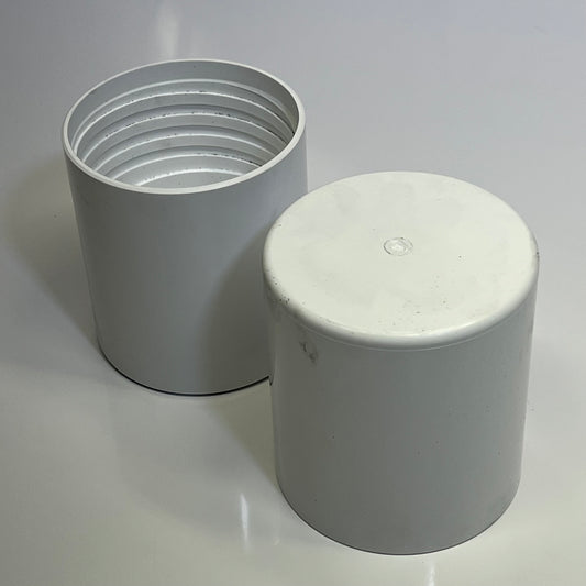 CAMPBELL (2 PACK) MonoFlex Schedule 80 Molded Female Threaded Caps White