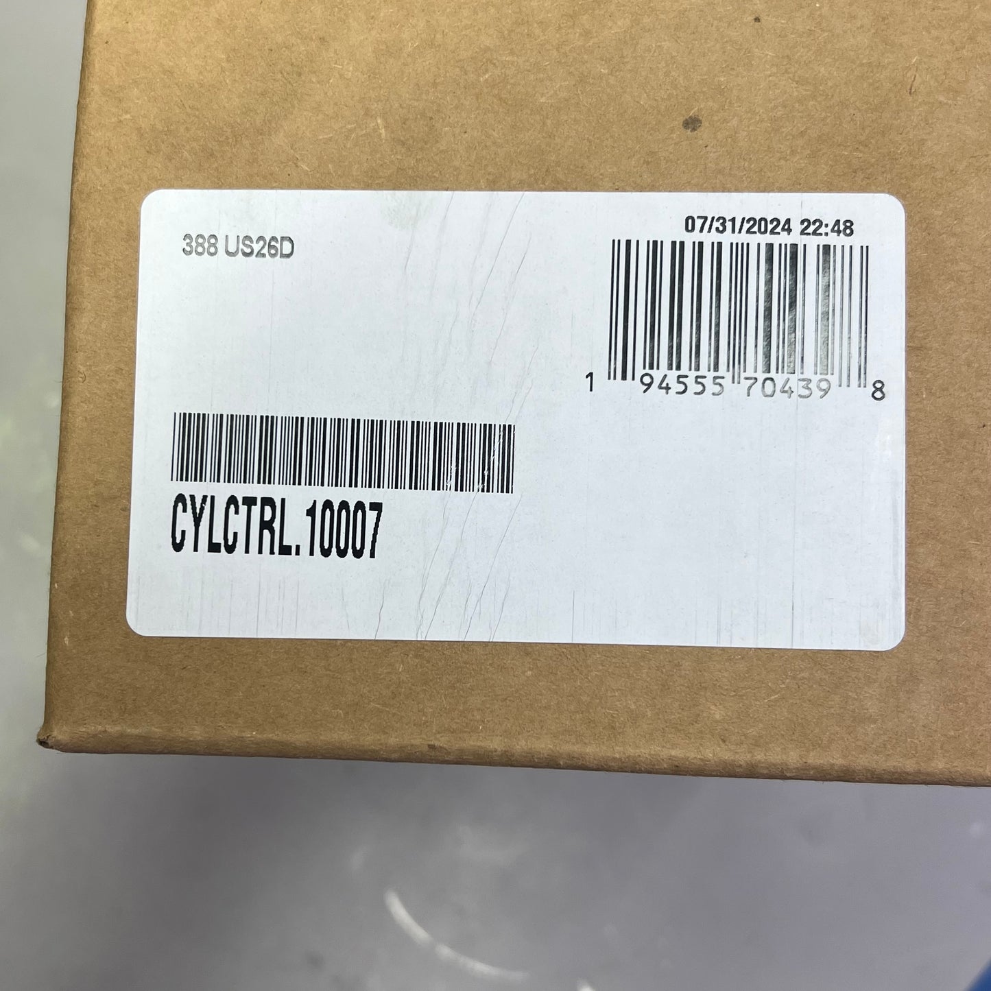 VON DUPRIN Night Latch Cylinder Trim For 33A/35A Exits Satin Chrome 388US26D