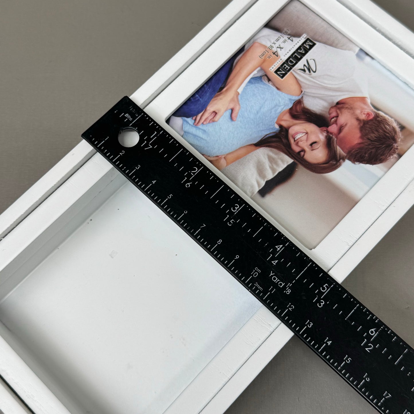 MALDEN International Designs Baby Countdown Blocks White