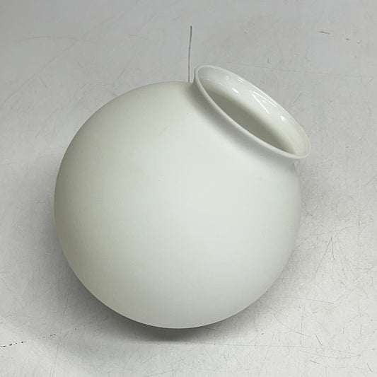 Porcelain Spherical Light Shade Replacement  ~6.5-7" Matte White