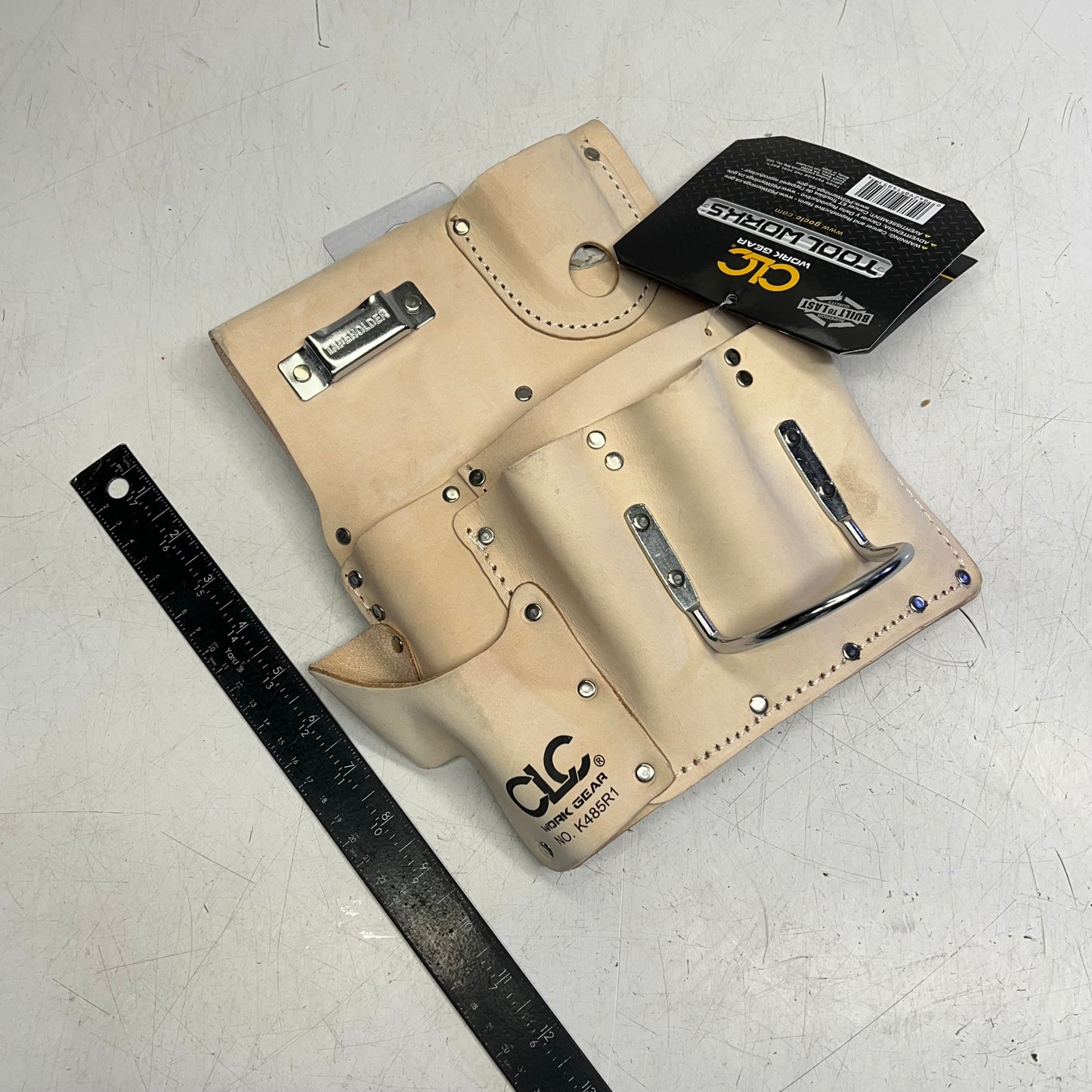 CLC WORK GEAR 7 Pocket Standard Drywaller Tools Pouch Fits Belts 2¾” Wide K485|R1