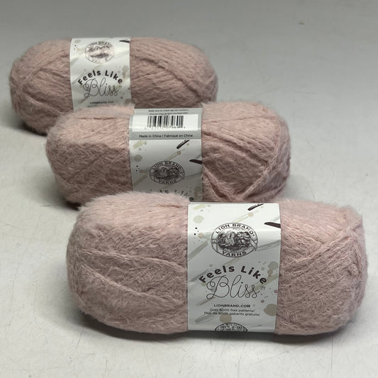 LION BRAND (3 PACK) Feels Like Bliss Yarn Sz 109 yd.