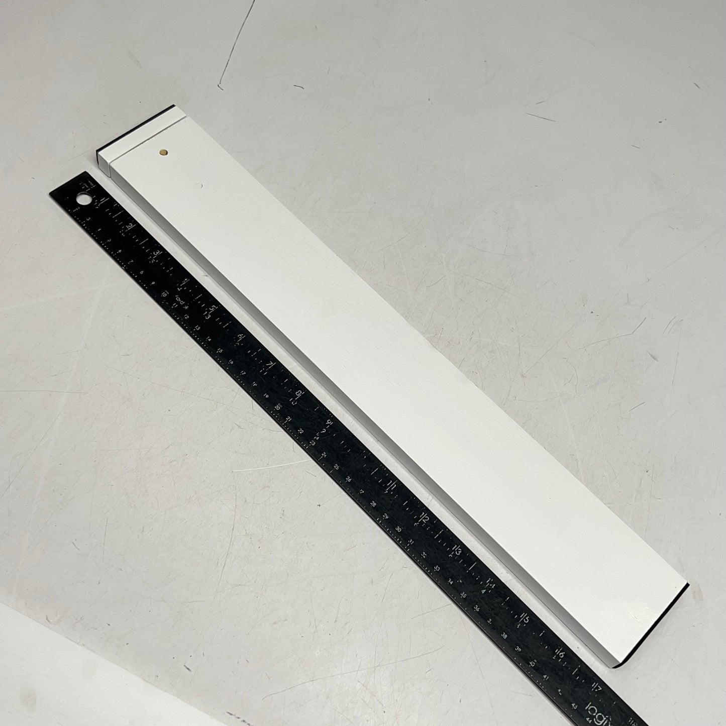 ZA@ RYQTOP (4 PACK) Bamboo Drawer Organizer Dividers 17" x 3.5" Deep White D