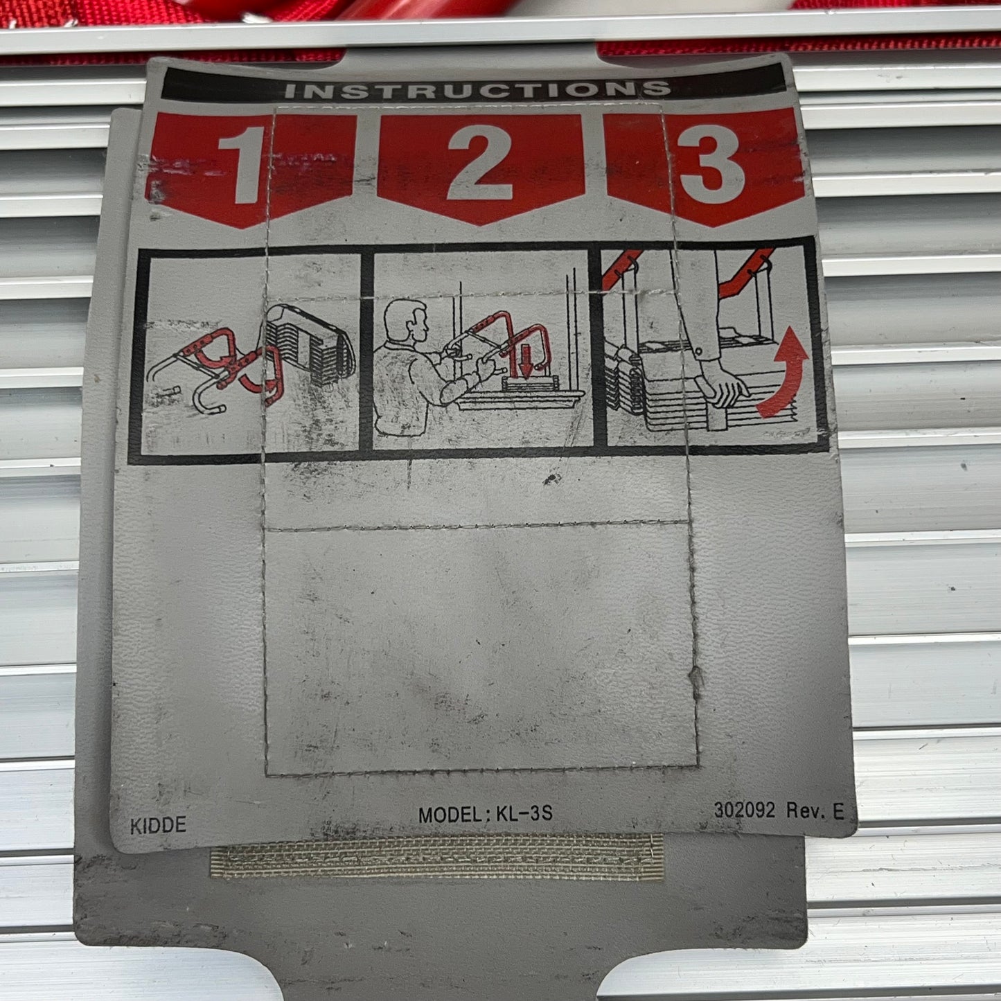 KIDDE Window Mountable Emergency Escape Ladder 3 Stories Aluminum 25' 468094