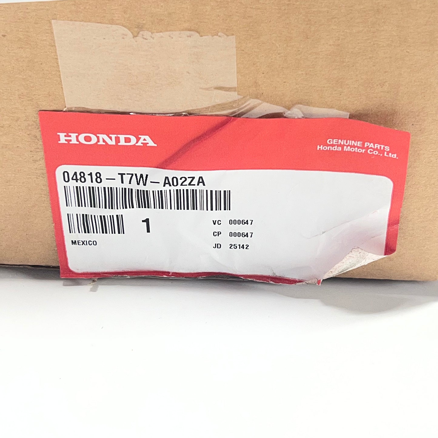 HONDA Genuine Oem Left Front Seat Belt Outer Set Black 04818-T7W-A02ZA