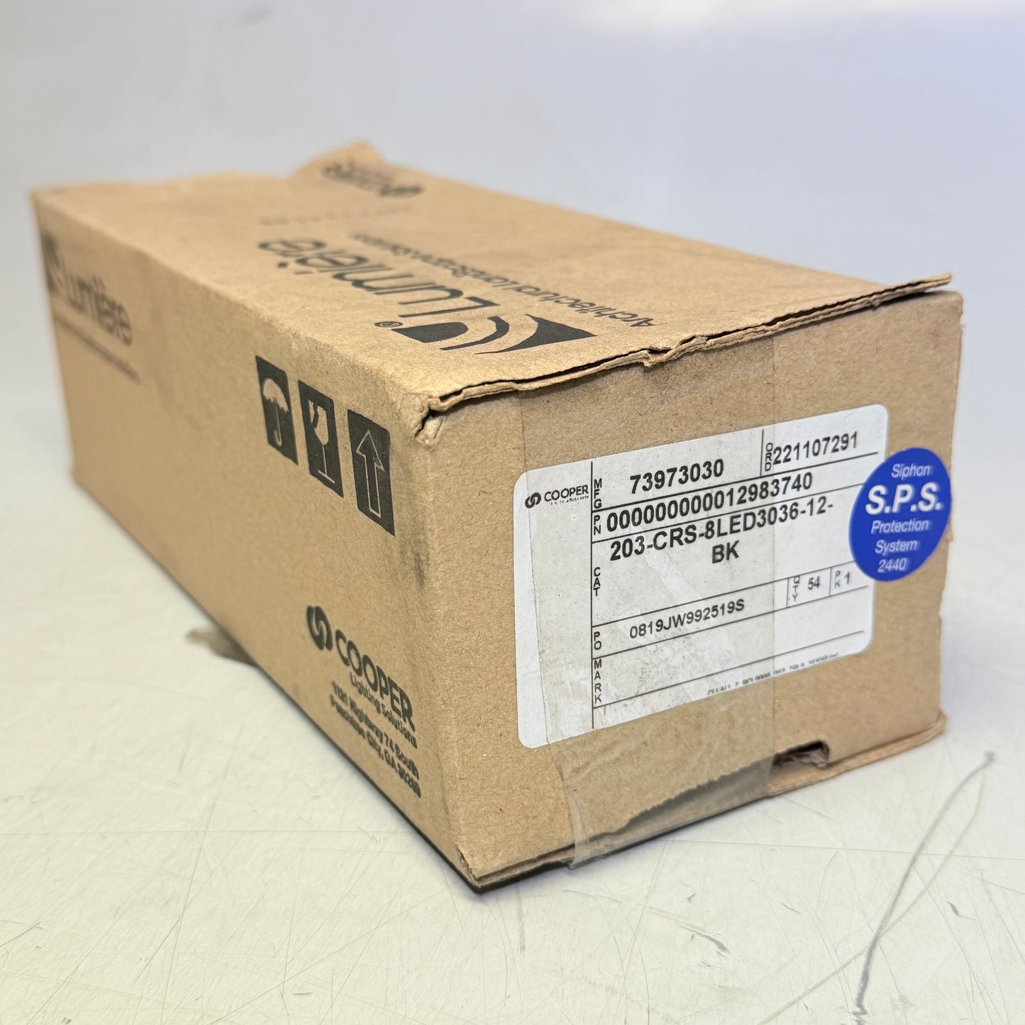 COOPER Lumiere Cambria 203 Black 12v Commercial Grade Light Fixture New