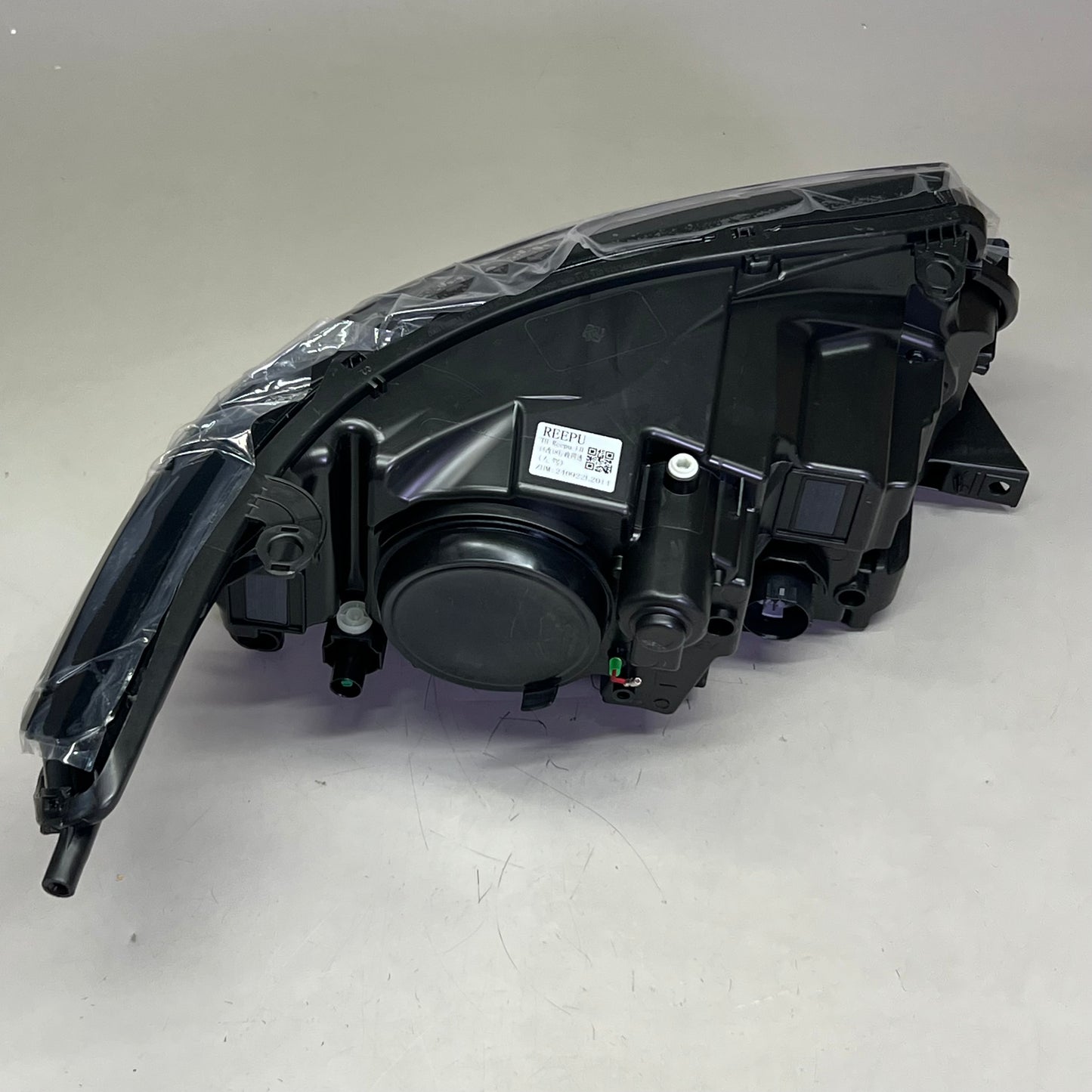 REEPU (2 Pcs) Car Headlights Sz 17" L x 10" H Black