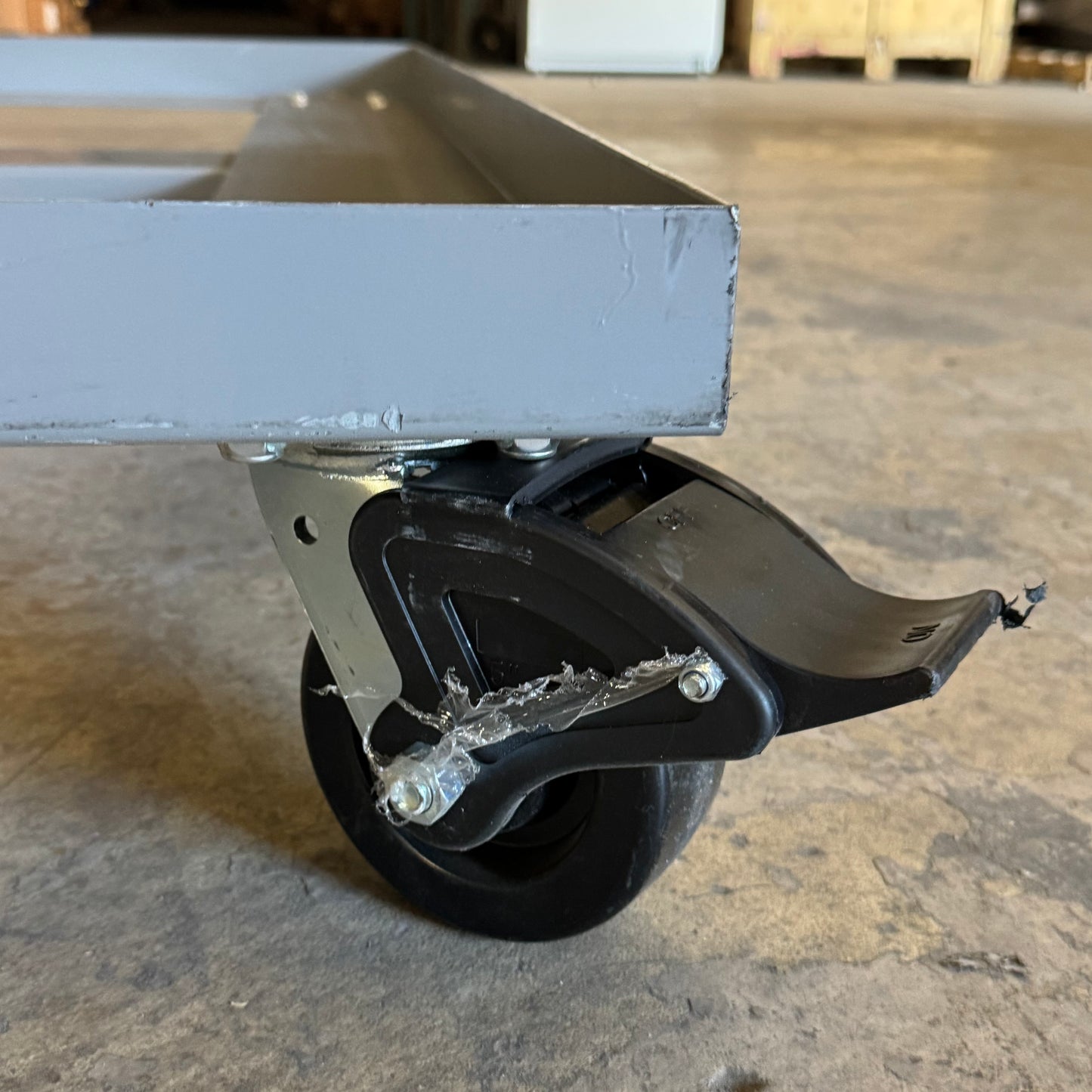 LITTLE GIANT Pallet Dolly Open Deck 40"x48" Silver PD-4048-6PH-LR
