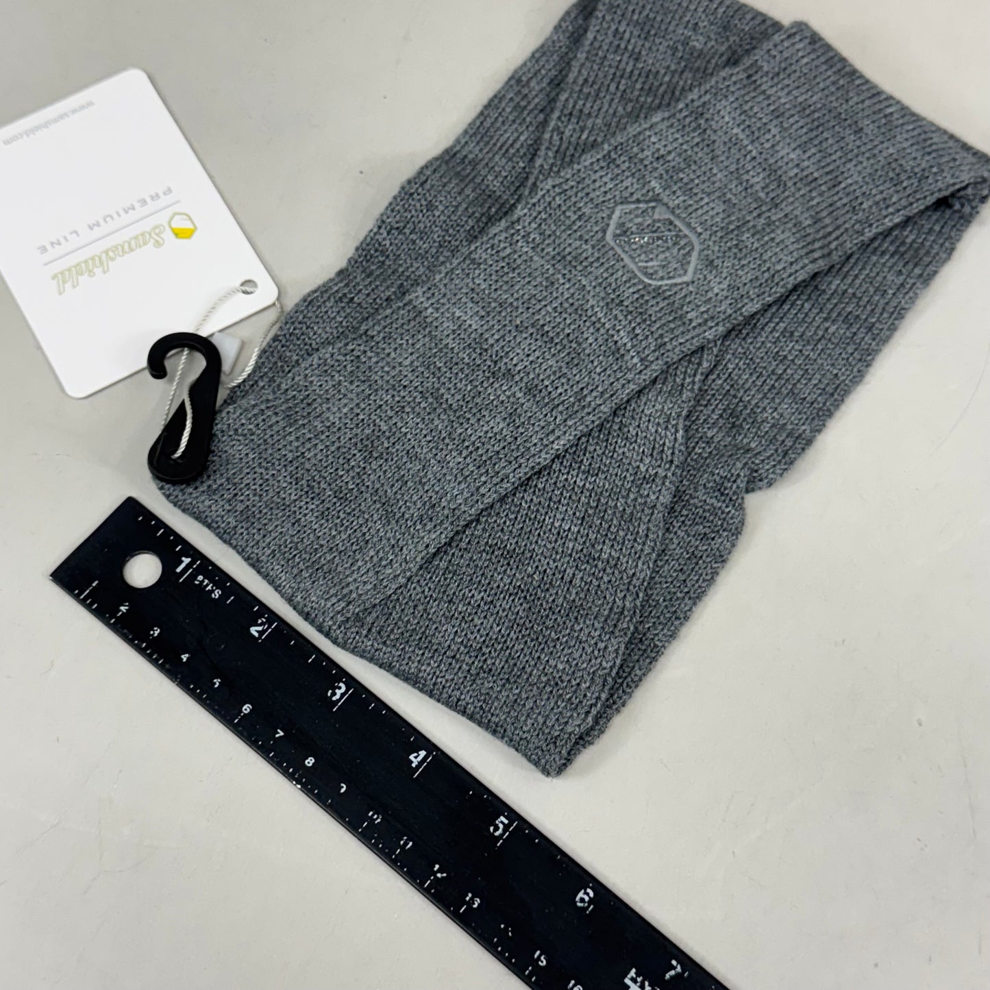 SAMSHIELD Simone Equestrian Men's Headband Sz Fits All  Ore Gray