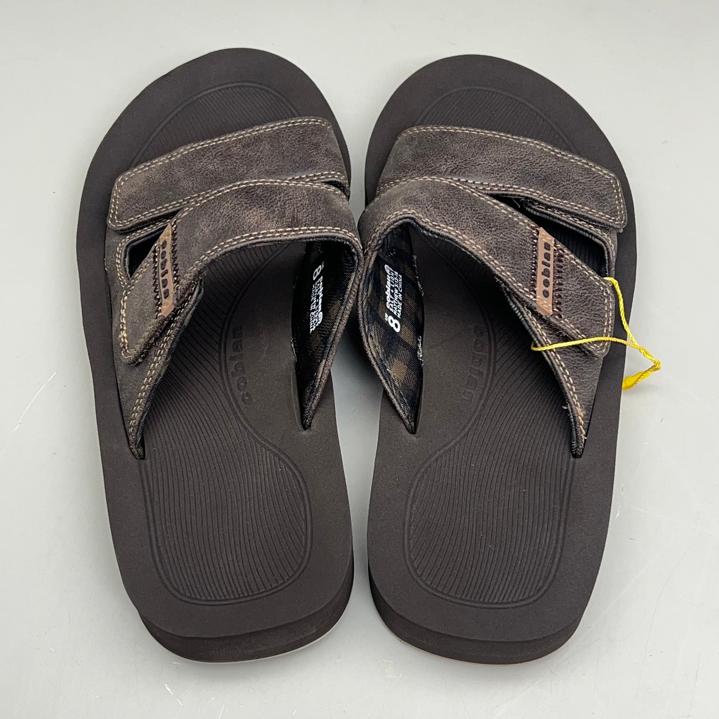 COBIAN Trestles Trek Slide EVA Top Sole Men's Sz 8 40 Eu Chocolate TTS24-201-8