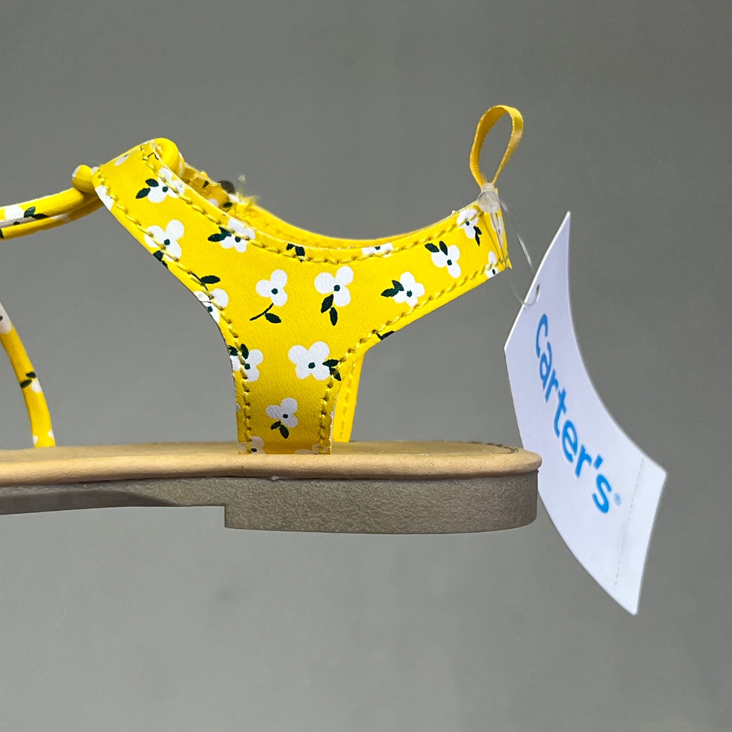 CARTER'S Earla Knot Toddler Sandal Shoe Girl's Sz 8 Yellow CS21V02B