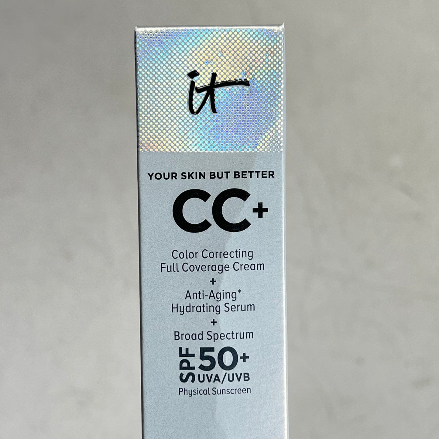 IT COSMETICS Cc+ Full-coverage Foundation w/ Spf 50+ 1.08oz Medium Tan BB 12/27