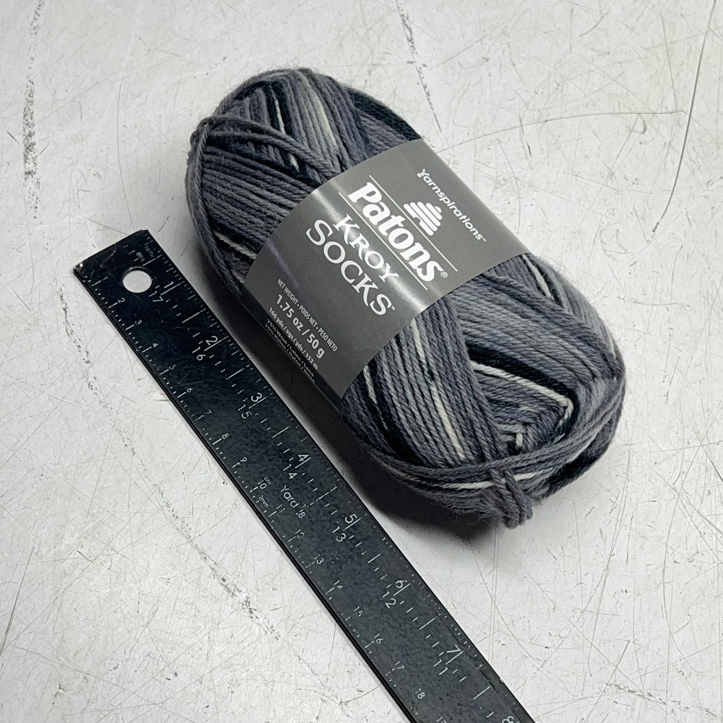 PATONS (3 PACK) Kroy Socks Yarn For Garments & More 166 Yds Tourmaline Stripes