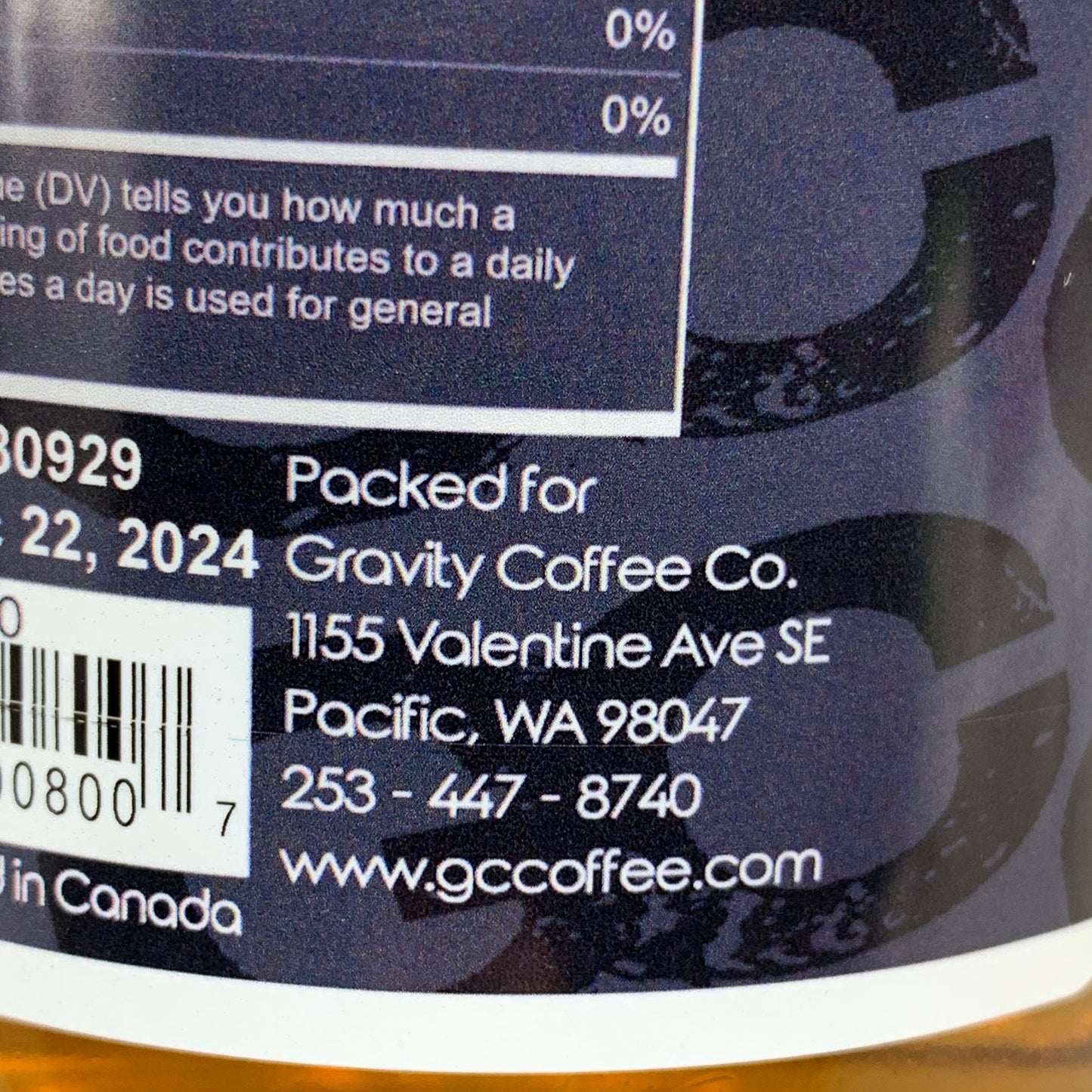 GC COFFEE CO. (3 PACK) Vanilla Bean Flavoring Syrup 32 fl oz BB 12/24 0300