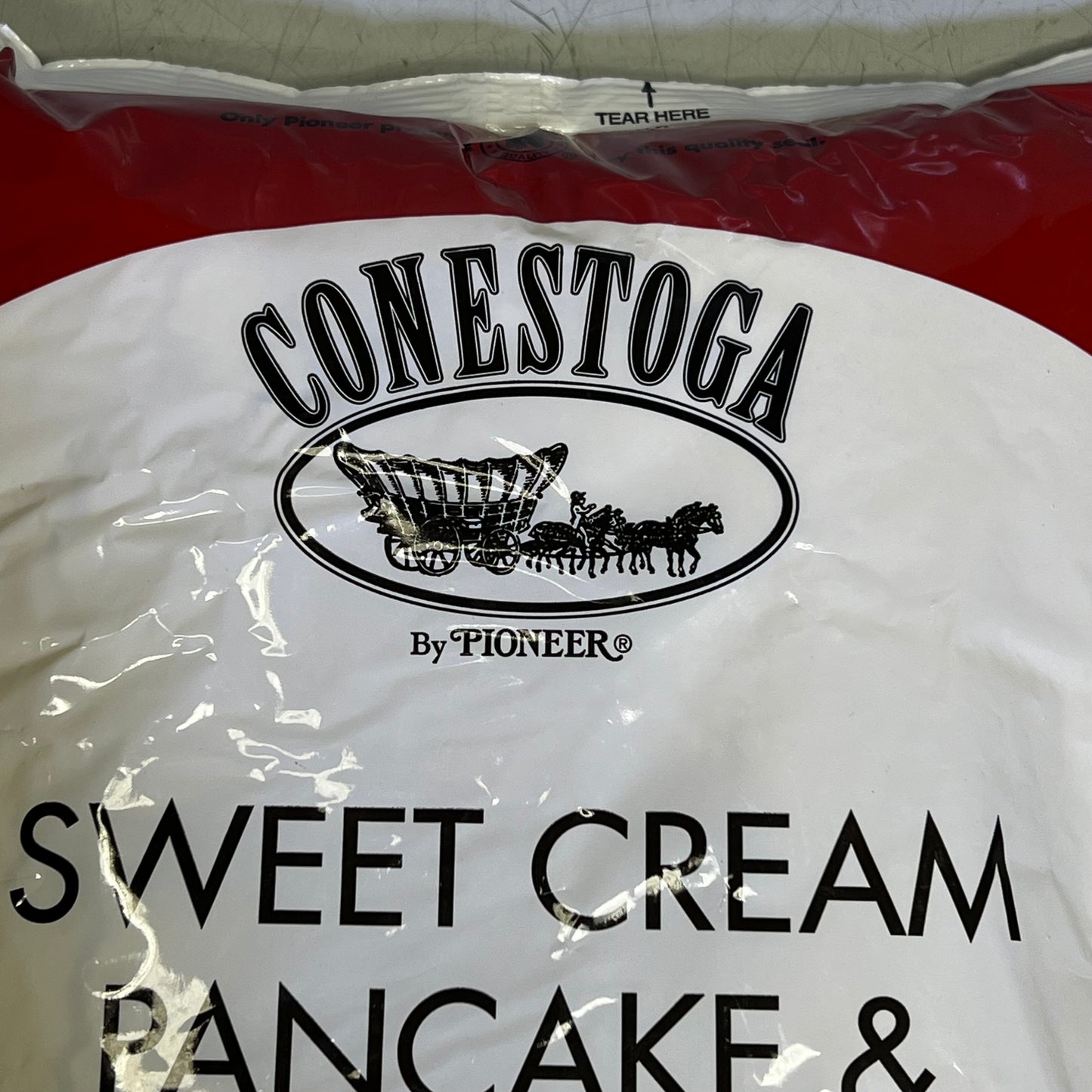 ZA@ ZA@PIONEER (2 PACK, 5 POUND EACH) Conestoga Sweet Cream Pancake & Waffle Mix White BB 08/25 D