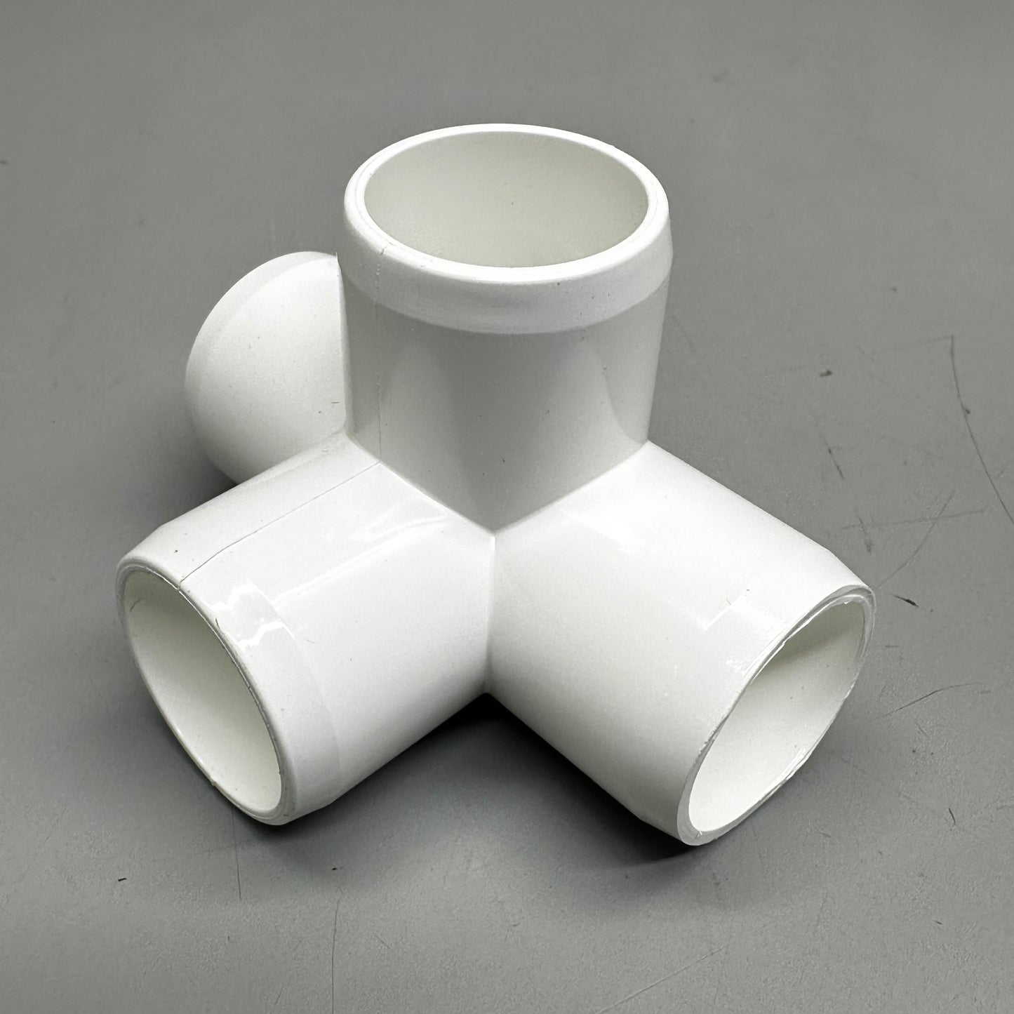 PVC PIPE (8 Pack) 3/4" 4-Way Elbow & 4" Straight Pipe PVC Fitting in White