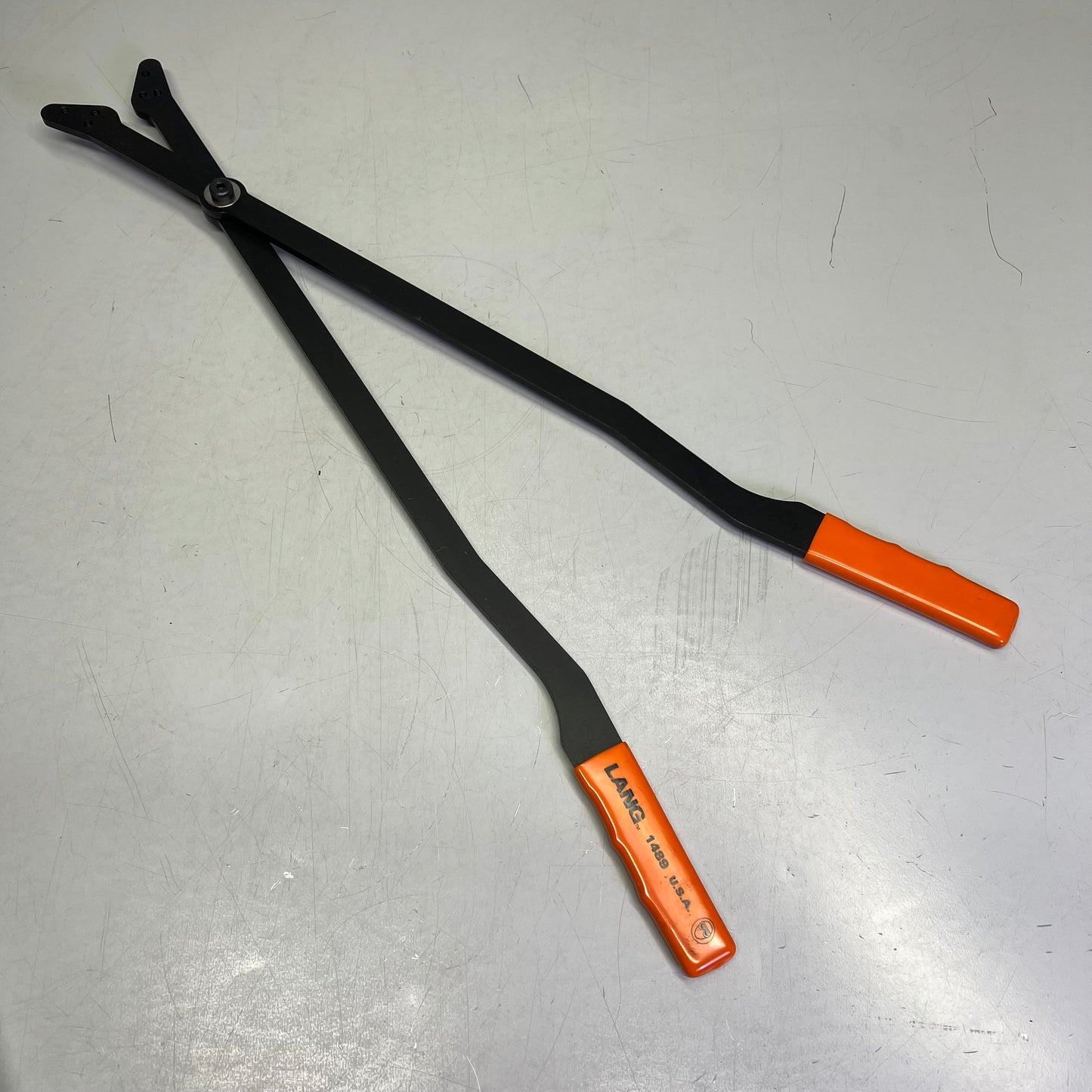 LANG TOOLS Internal Retaining Ring Pliers Interchangeable Tip 26" Black 1489