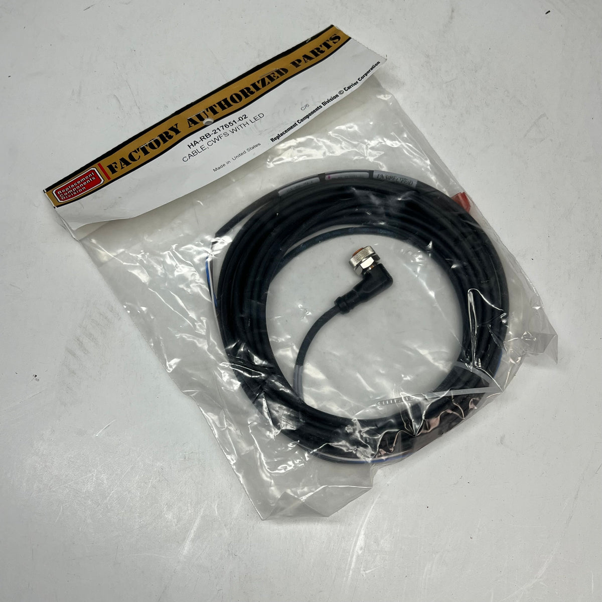 CARRIER Factory Authorized Parts Oem Cwfs Cable W/ Led Lights  HA-RB-217651-02