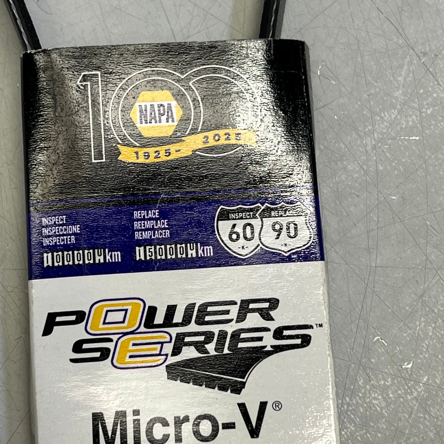NAPA Power Series Micro-V Automotive Belt K04 9/16" x 44 5/8" Black 25040440