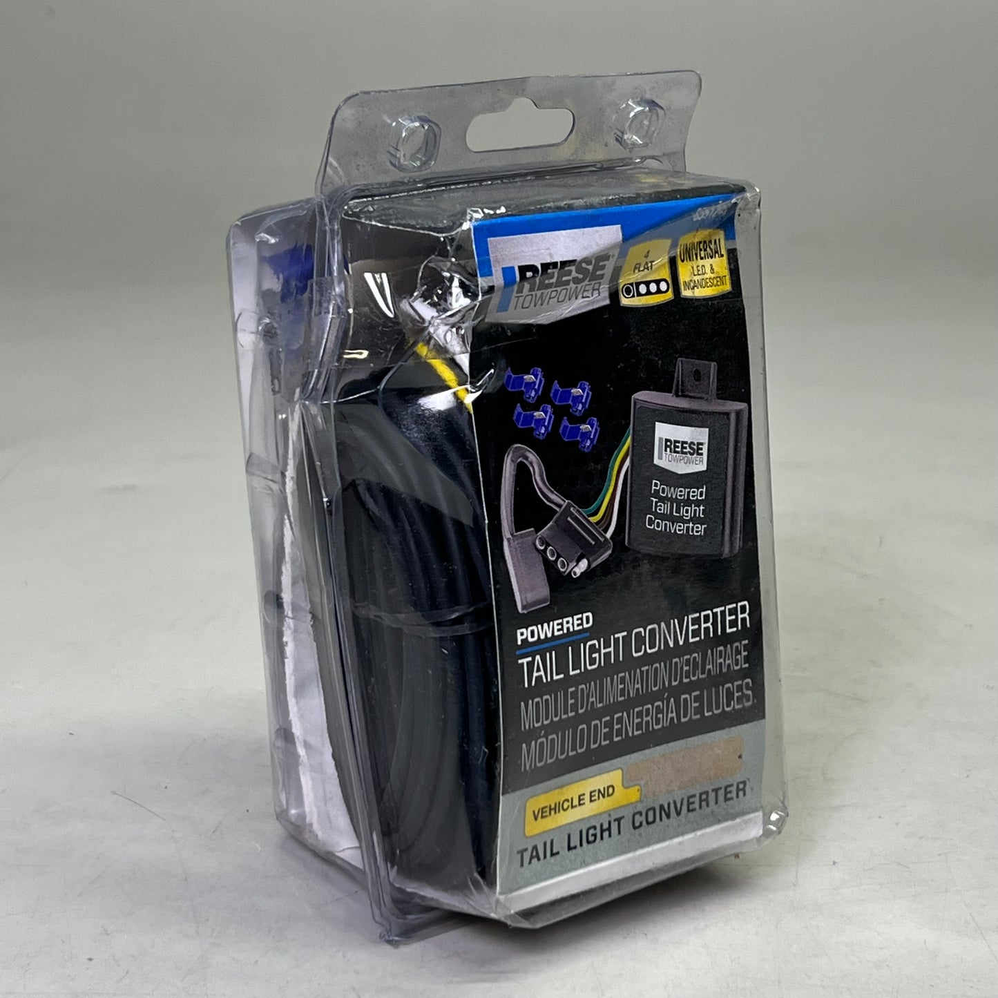 REESE TOWPOWER Powered Tail Light Converter Kit Sz 7" H x 3.5" W 8551200