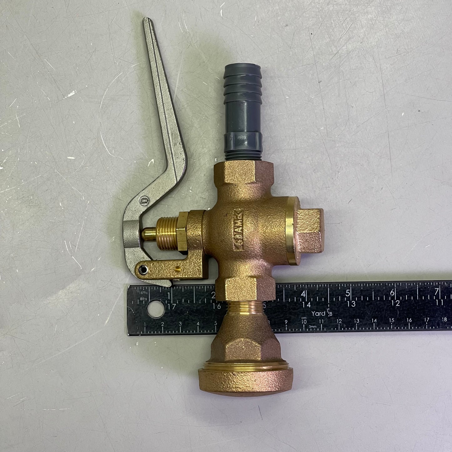 ISL Spray Wash Valve 200 psi, 8" x 4.5" x 2" Bronze
