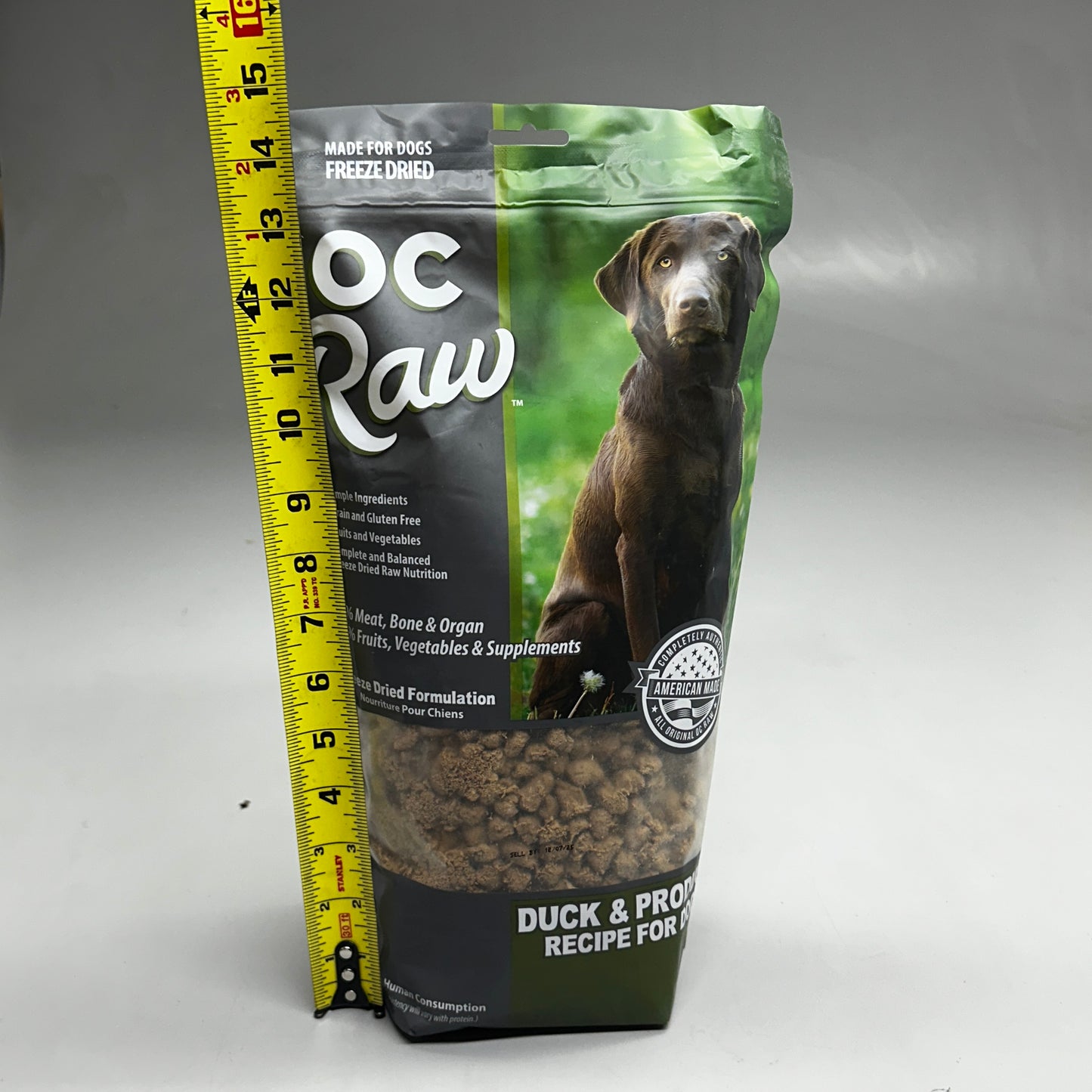 OC RAW Duck & Product Freeze Dried Meaty Rox for Dogs 20 Oz