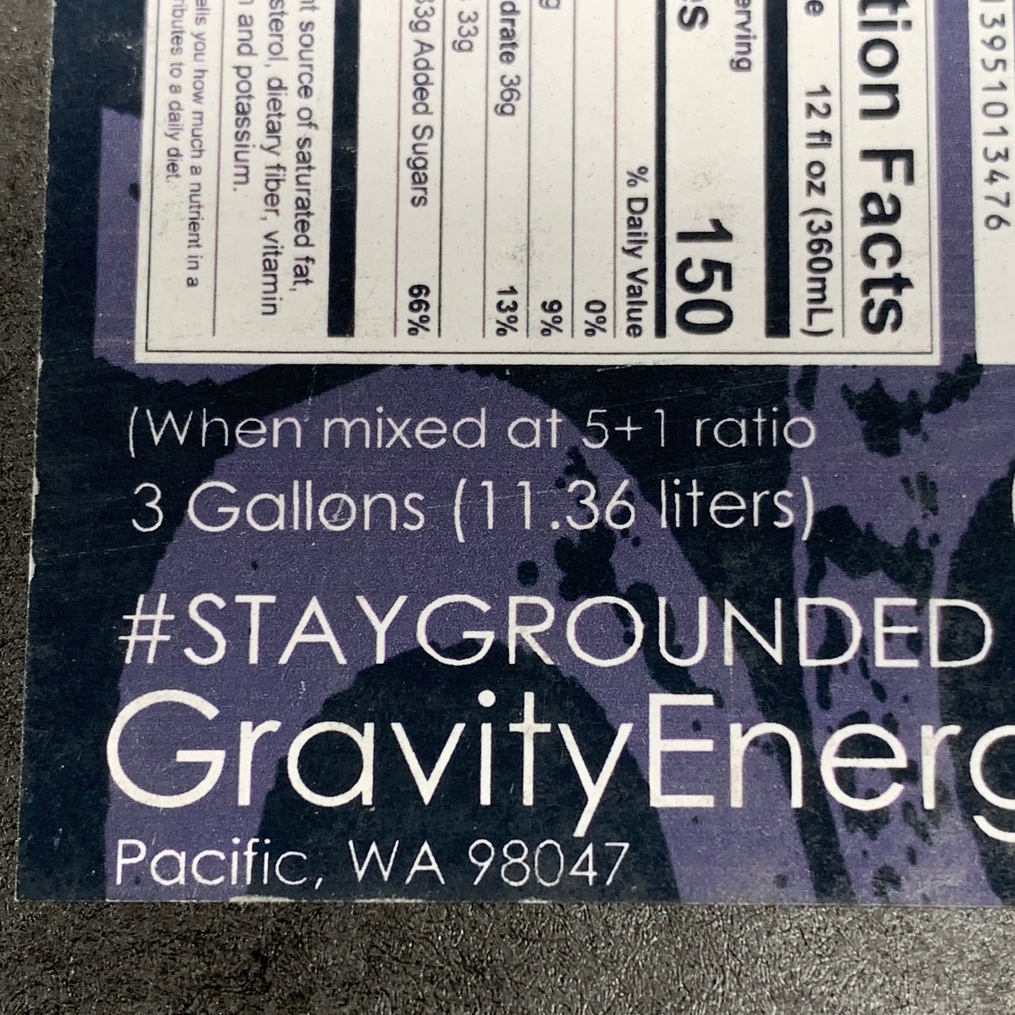 GRAVITY ENERGY Gravity Energy Beyond Original Limited Edition 5+1 Ratio 3 Gallons