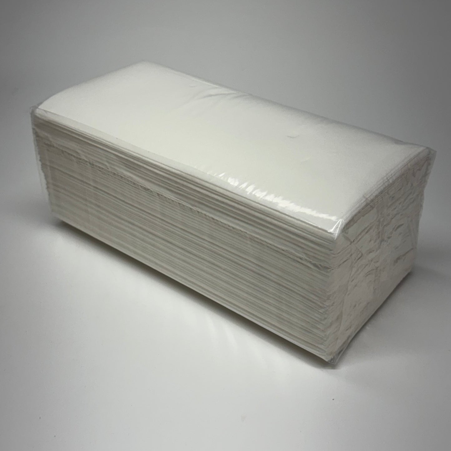 ZA@ NATURE'S LINEN (600 Towels) Premium Guest Towels White Sz 12" x 17" 40124
