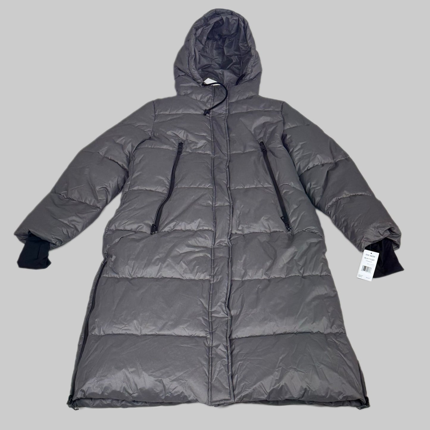 DKNY Boys' Winter Jacket Insulated Quilted Puffer Parka L Titanium