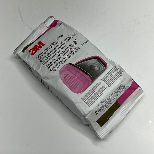 3M (1 PAIR) Formaldehyde/organic Vapor Cartridge P100 Filter BB 03/31 60925