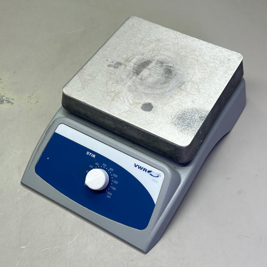 VWR Magnetic Stirrer Aluminum Made In USA 7"x7" Platform 12365-386 (Used)