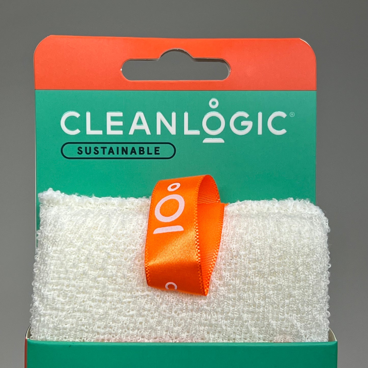 CLEANLOGIC (3 PACK) Organic Cotton Body Gentle Exfoliator Sponge White 1200219