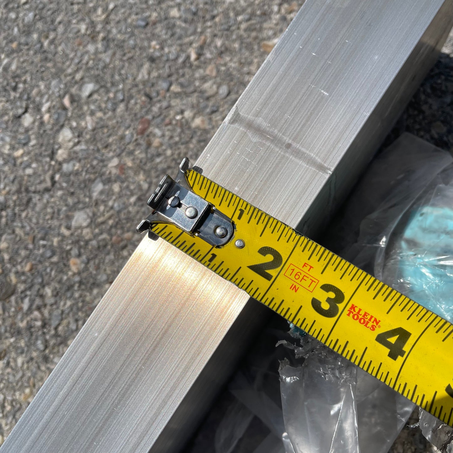 Z@ KRAFT TOOL CO. Magnesium Screed 168”x3-1/2”x1-1/2” CC414