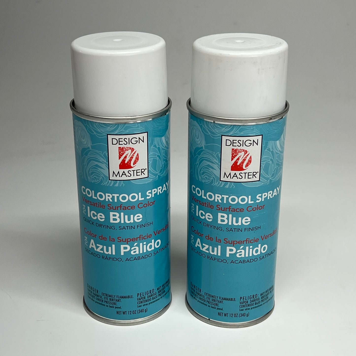DESIGN MASTER (2 PACK) Colortool Spray Versatile Surface Color 12oz Ice Blue