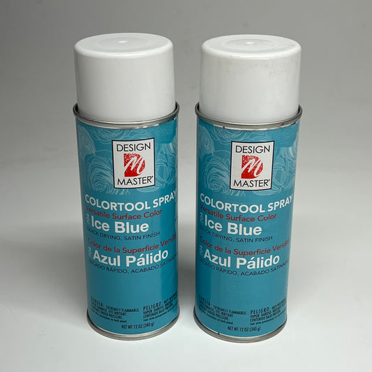 DESIGN MASTER (2 PACK) Colortool Spray Versatile Surface Color 12oz Ice Blue