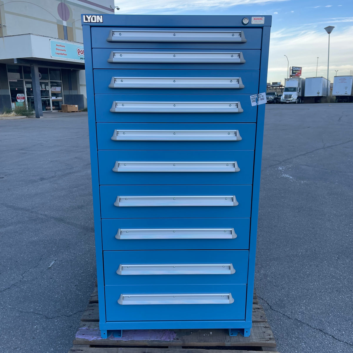 LYON Modular Drawer Cabinet 59"x30"x28" Blue