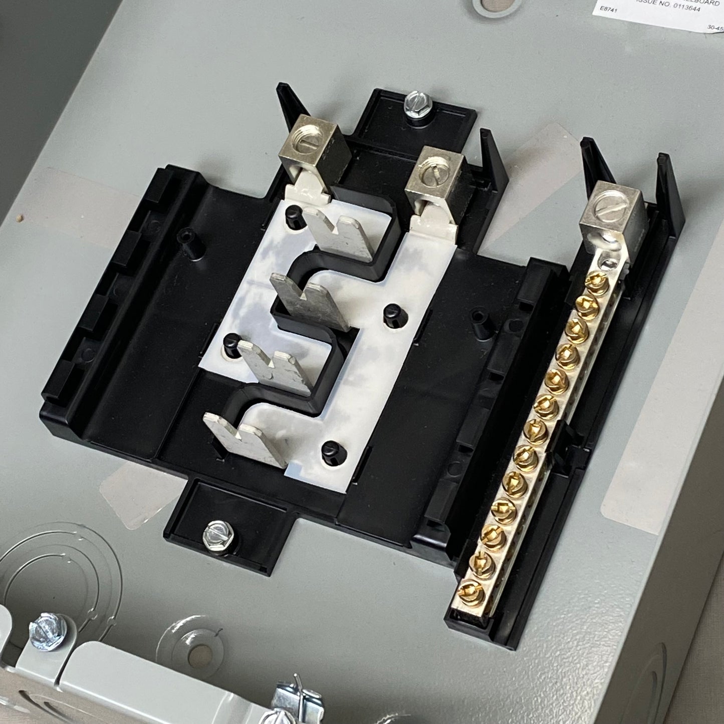 EATON CORPORATION Main Lugs Load Center 13"x11"x3.56" Grey BR816L125RP