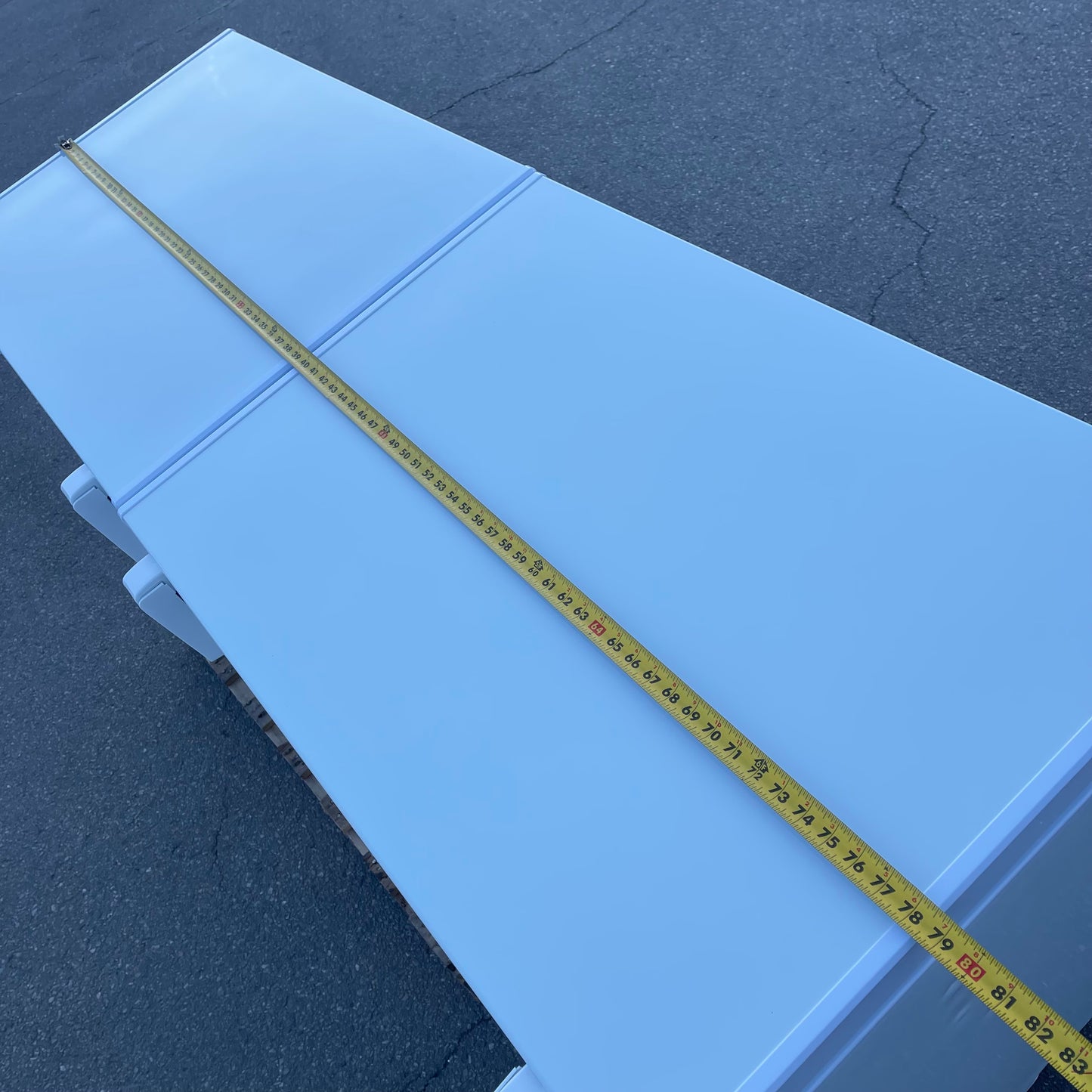 GALAXY Commercial Chest Freezer 78”x32”x27” White 177CF25HC