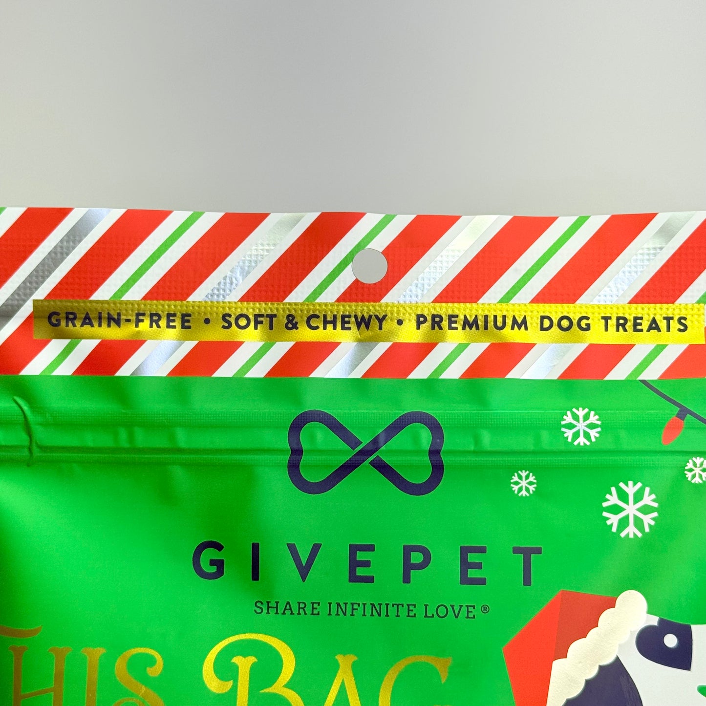 GIVEPET (3 PACK) Peppermint Bark Premium Dog Treats Soft & Chewy 6 oz BB 08/27