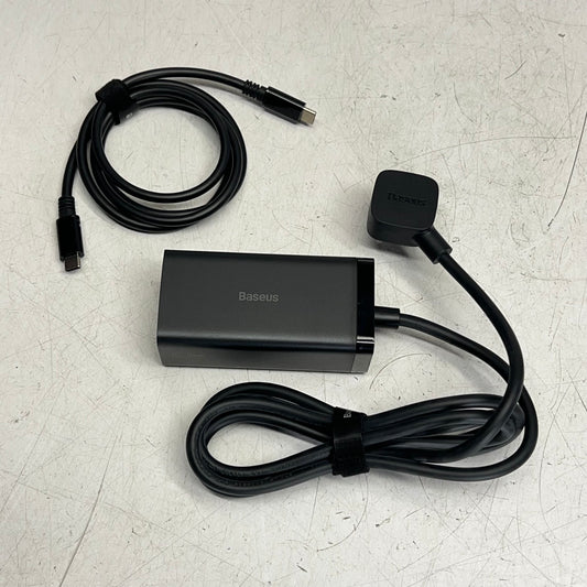BASEUS Gan5 4 Ports Universal Charging Station  67W PD High Speed Blk CCGP110101