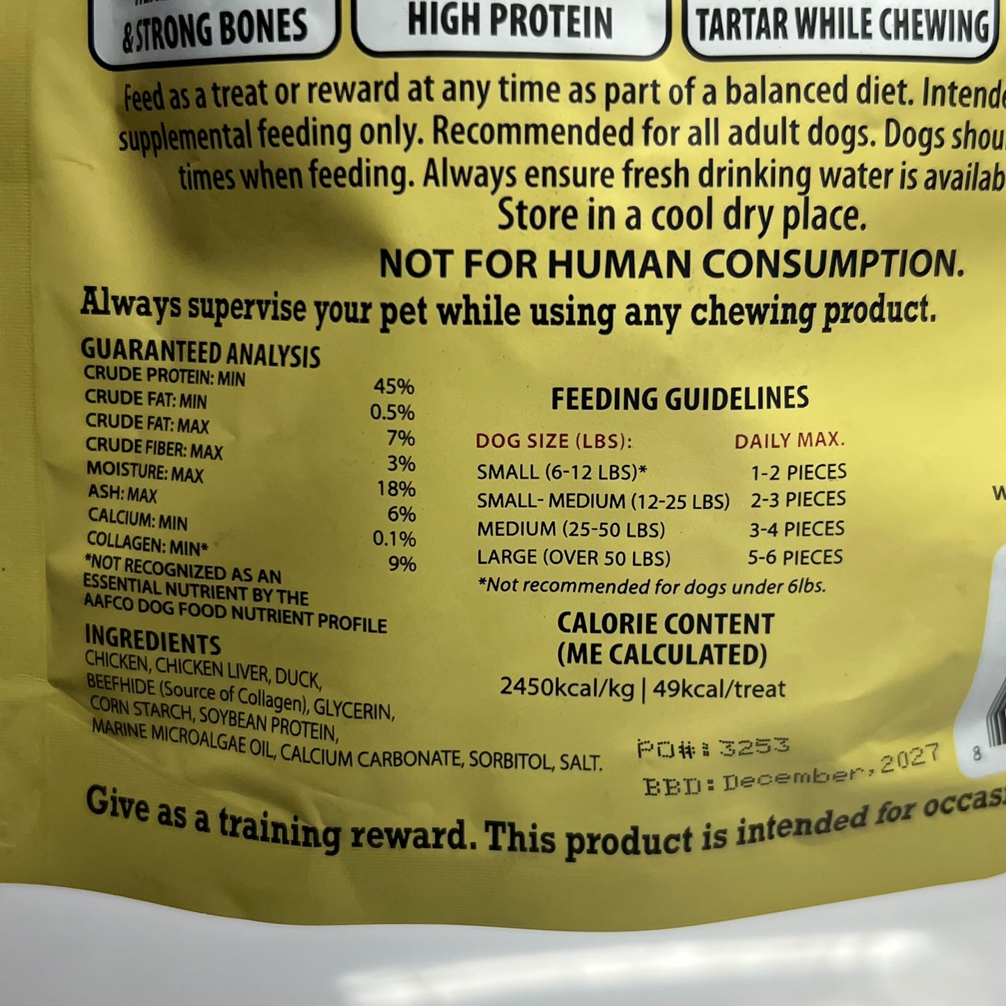 BUTHER SHOP (2 PACK) Natural Dog Chews 5" Chicken Kabobs Recipe 7.10 oz 017838 BB 12/27