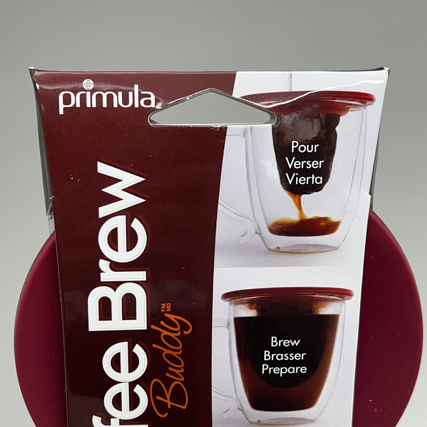 EPOCA (3 PACK) Primula Single Serve Portable Coffee Brew Buddy Maroon PVBR-0146