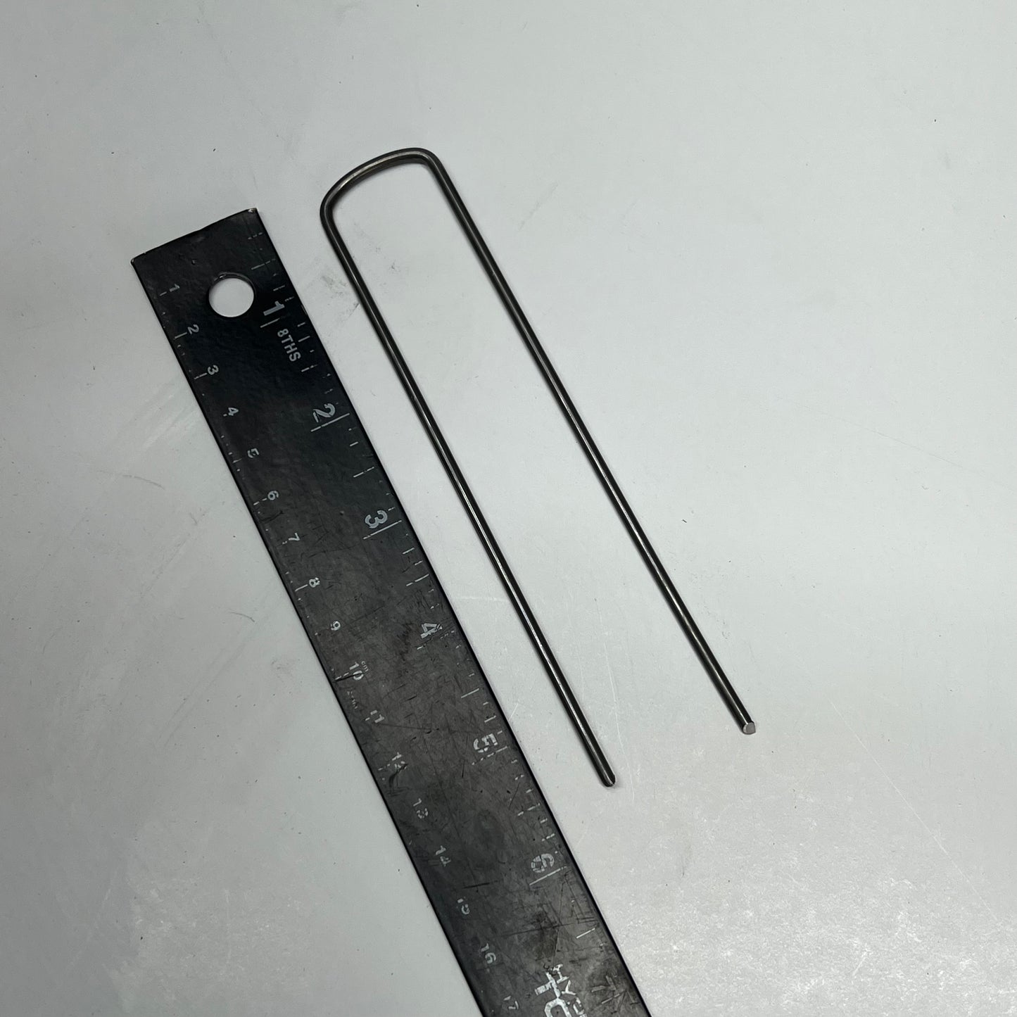 ZA@ DEWITT (500 PACK) Anchoring Bulk Pins Allot Steel Weedbar Anch Pin Silver APB5