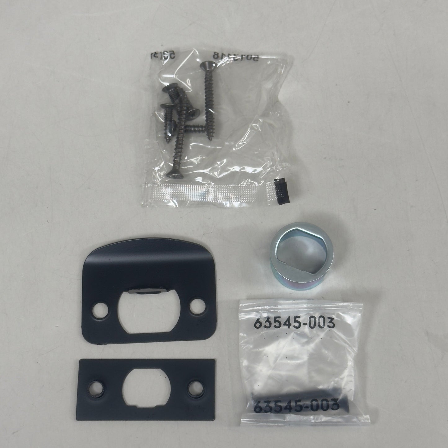 KWIKSET Halifax Passage Door Lever, Square Rose Matte Black 97200-871