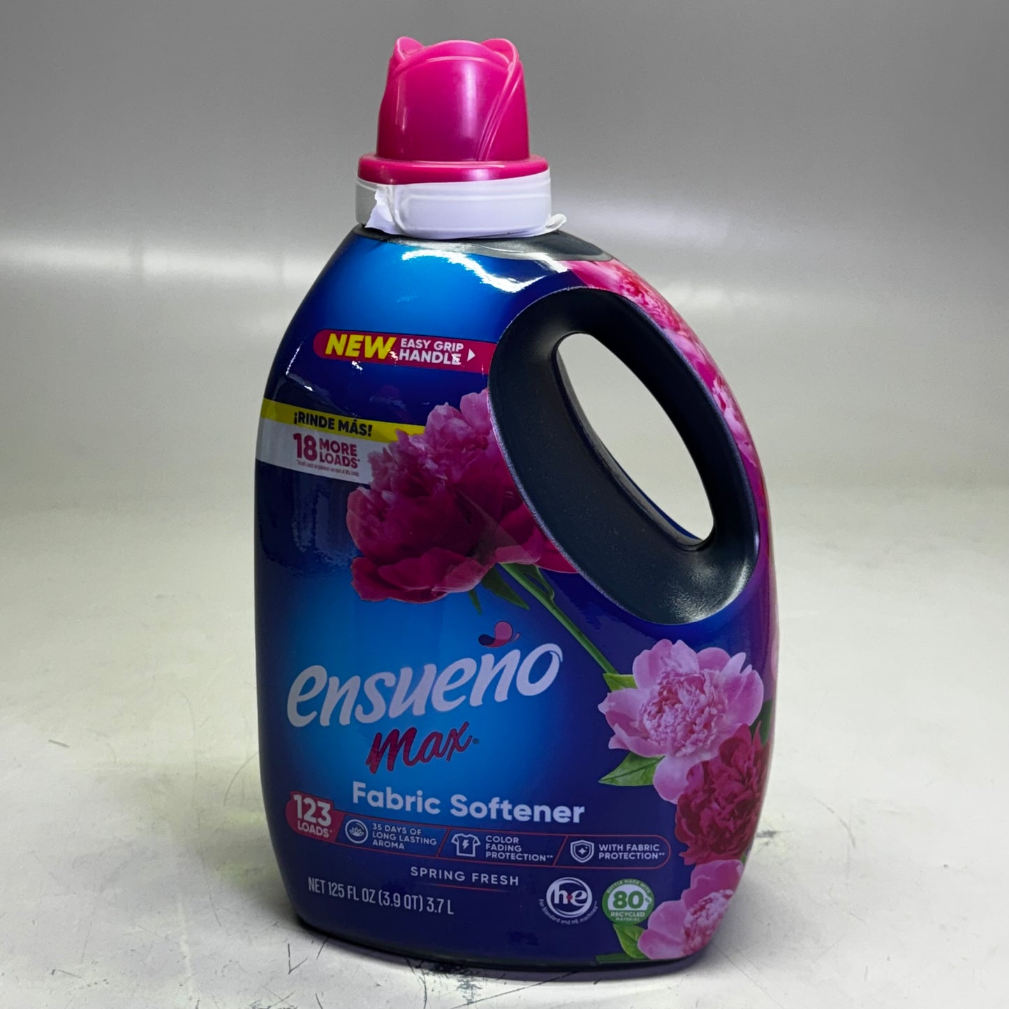 ENSUEÑO MAX (2 PACK Of 123 Loads) Fabric Softener - Spring Fresh Scent 125 fl oz/ 3.7 L Blue