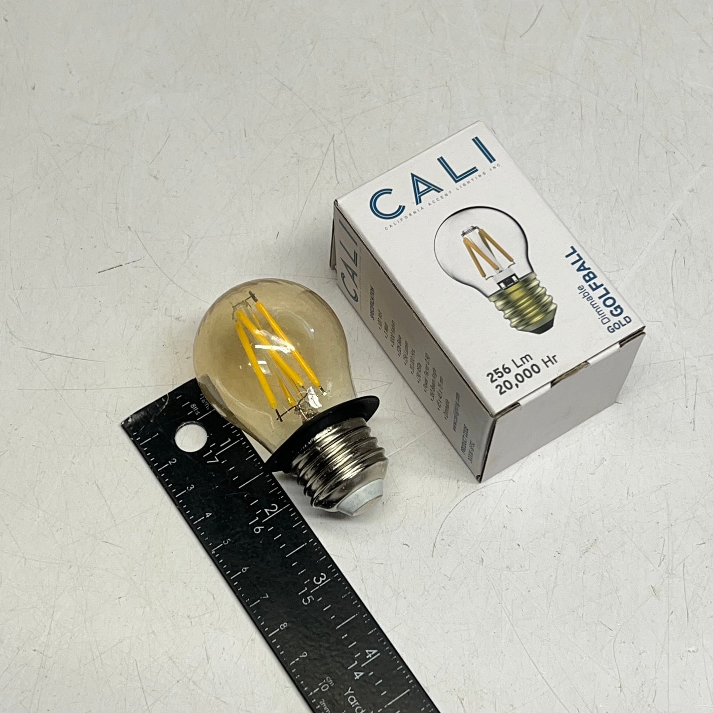 CALI (3 PACK) Dimmable Light Bulb E26 Base 120V 256 Lumen Amber Finish 3000K-GF|SL