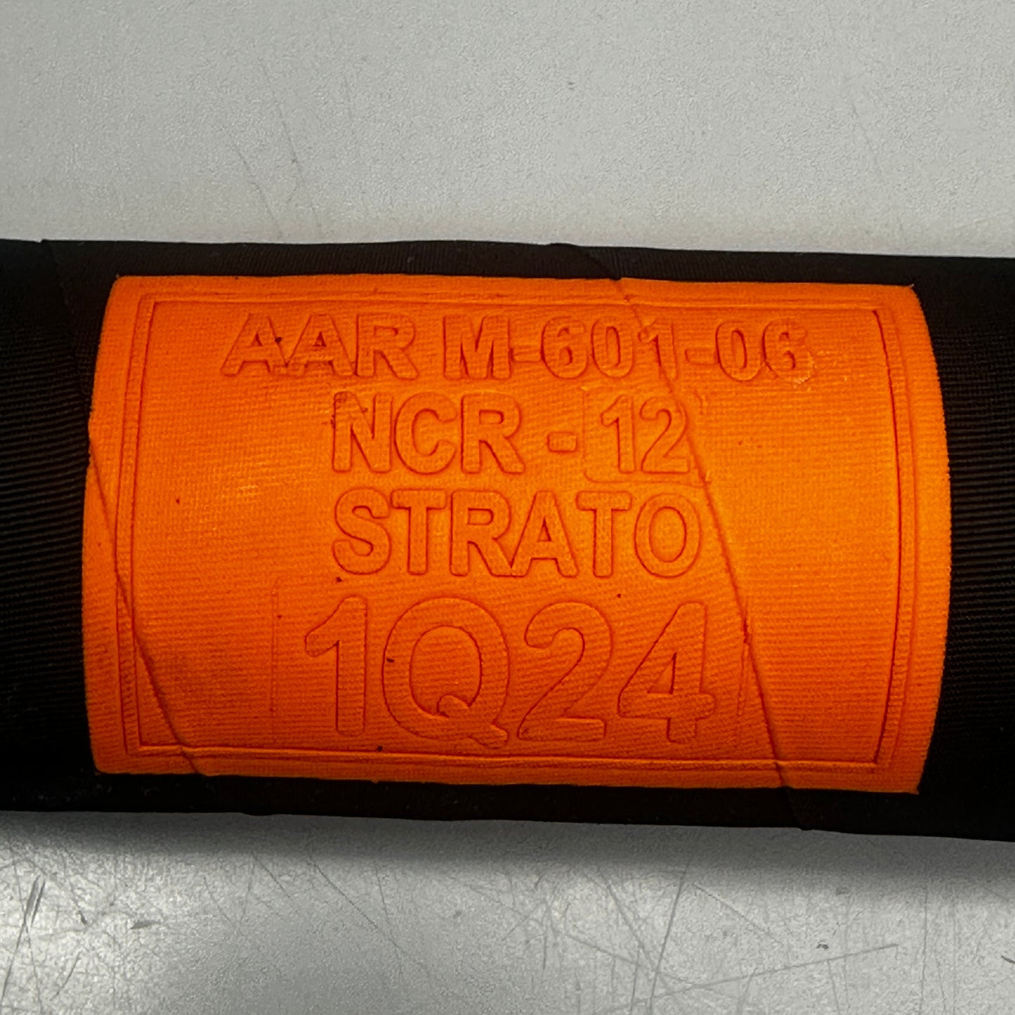 STRATO AAR M-601 Main Trainline Air Brake Hose Assembly w/ Std Gasket S6012422CW