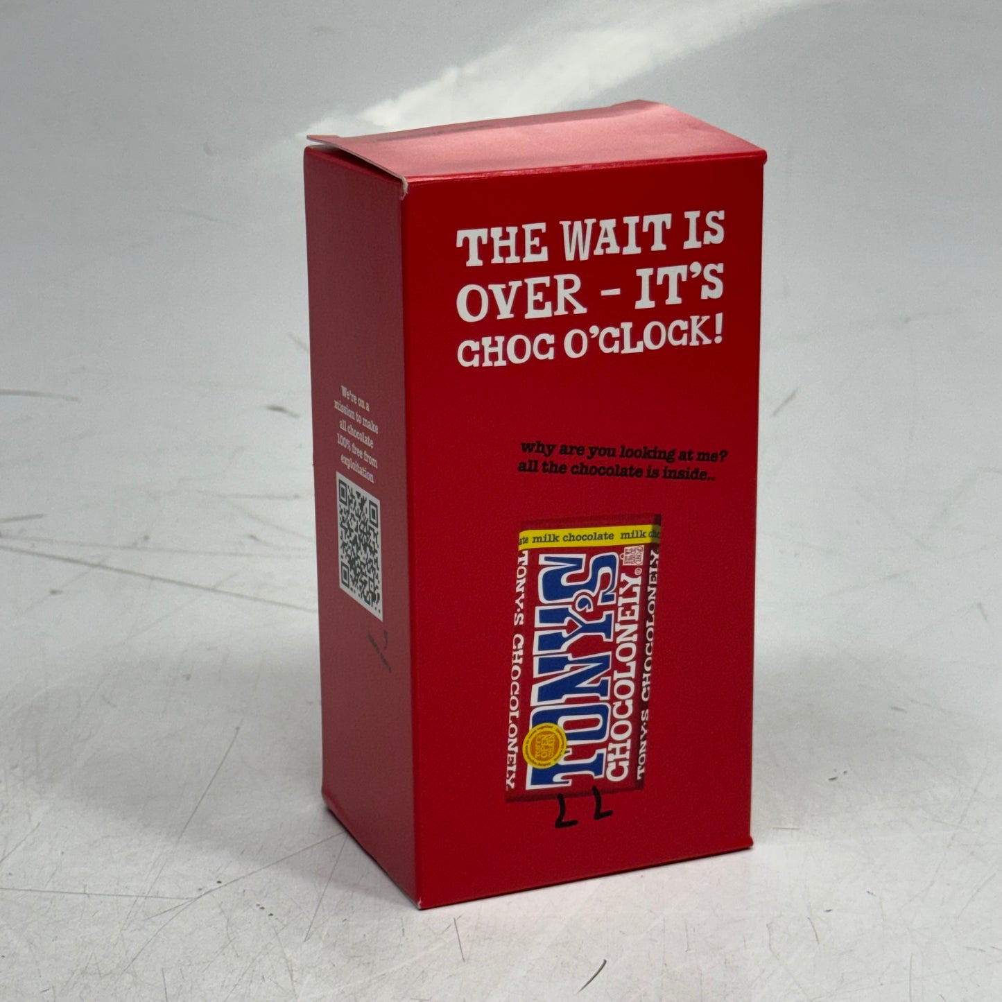 ZA@ TONY'S (32 PACK) Chocolonely Milk Chocolate Caramel Sea Salt Bars 180gr BB 07/26