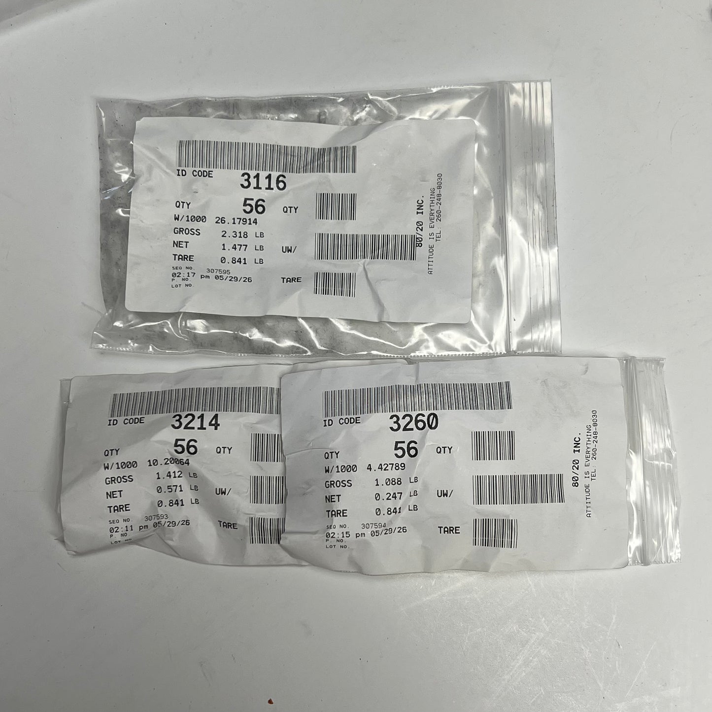 80/20 INC (56 PACK) Slide-in Flanged Economy T-slot Stud 5/16-18 X .750 3325